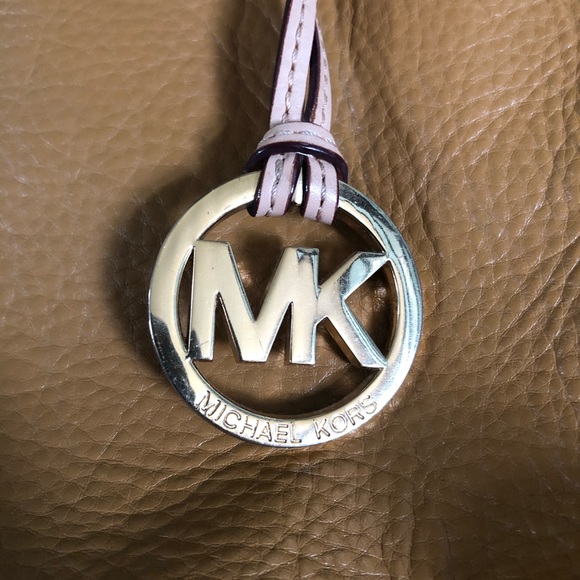 Michael Kors Tan Camel Leather Medium Tote - Picture 7 of 7